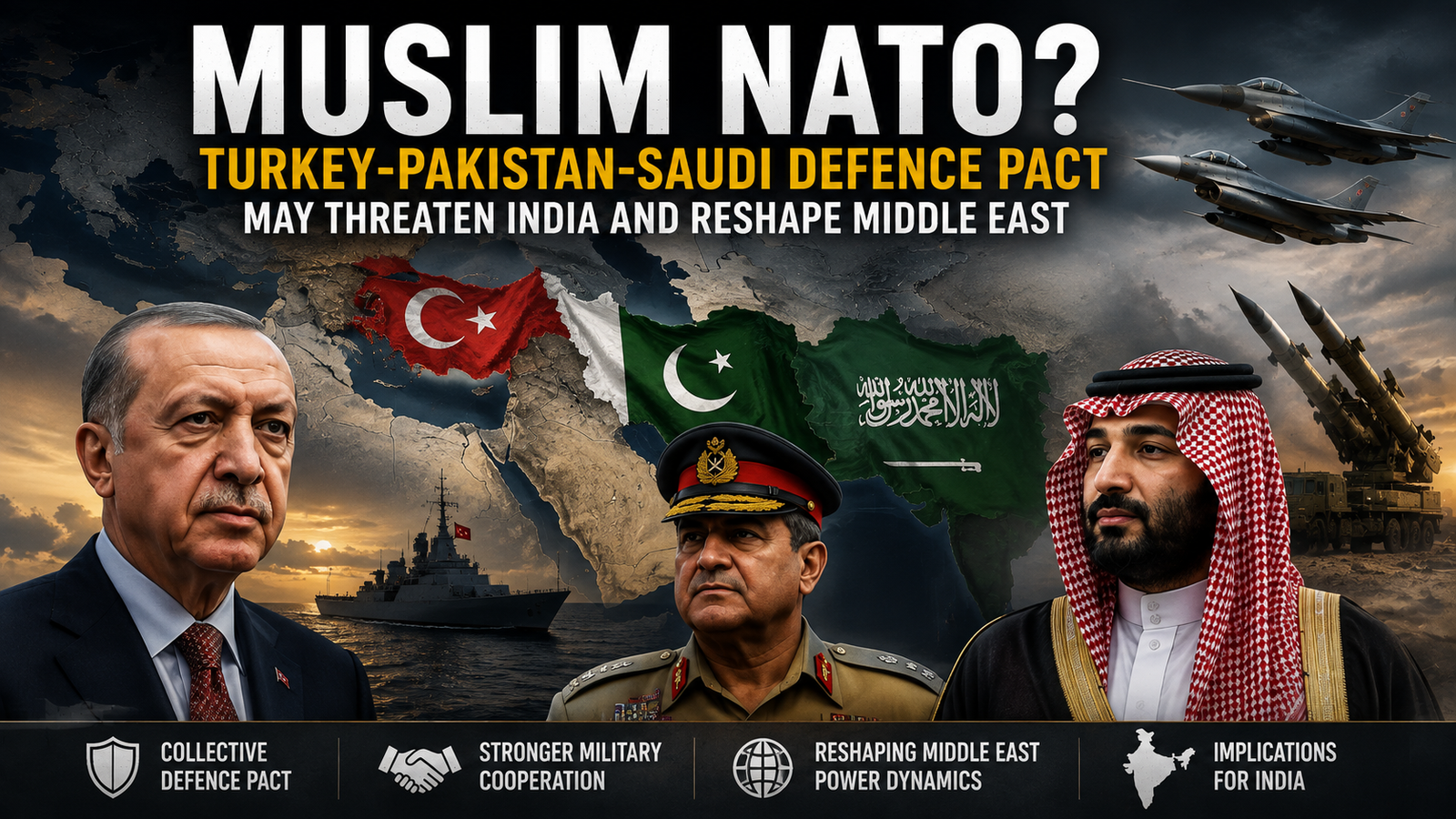 ‘Muslim NATO’ Explained: How the Turkey-Pakistan-Saudi Pact Could Impact India